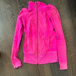 Lululemon Pink Zip Up Jacket